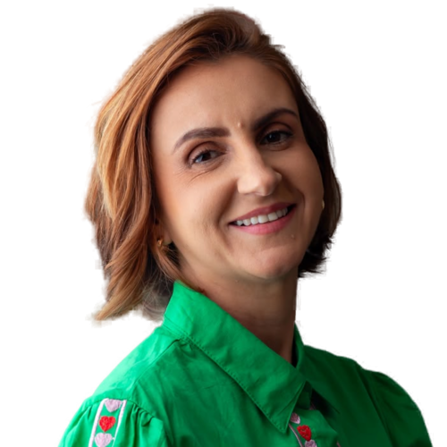 Retrato da autora Dione Lopes Ferreira